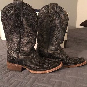 Corral Vintage snake skin inlay boots